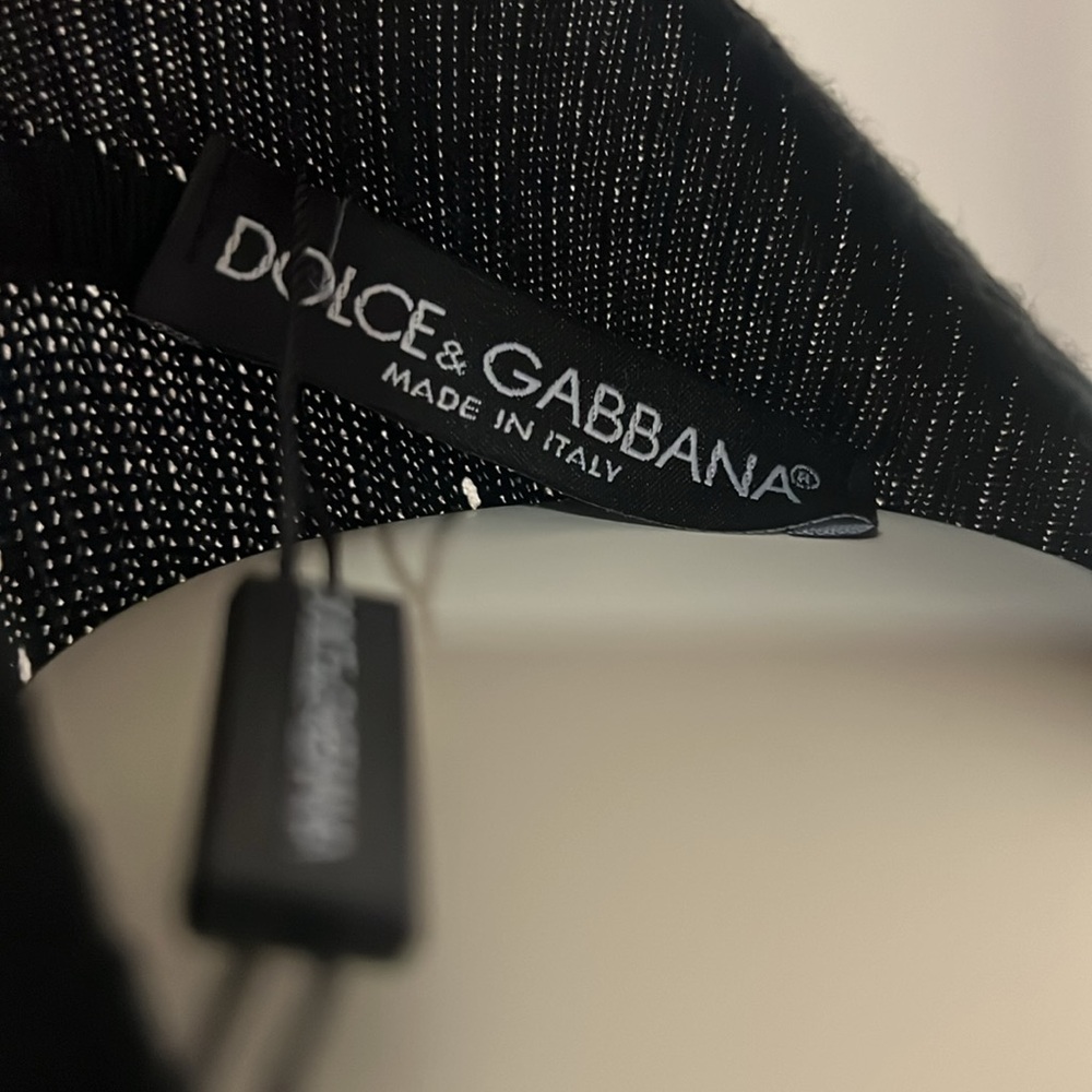 Dolce & Gabbana One of a Kind Black Ruffled Textured Mini Dress $2,900 OBO NWT - Picture 12 of 16